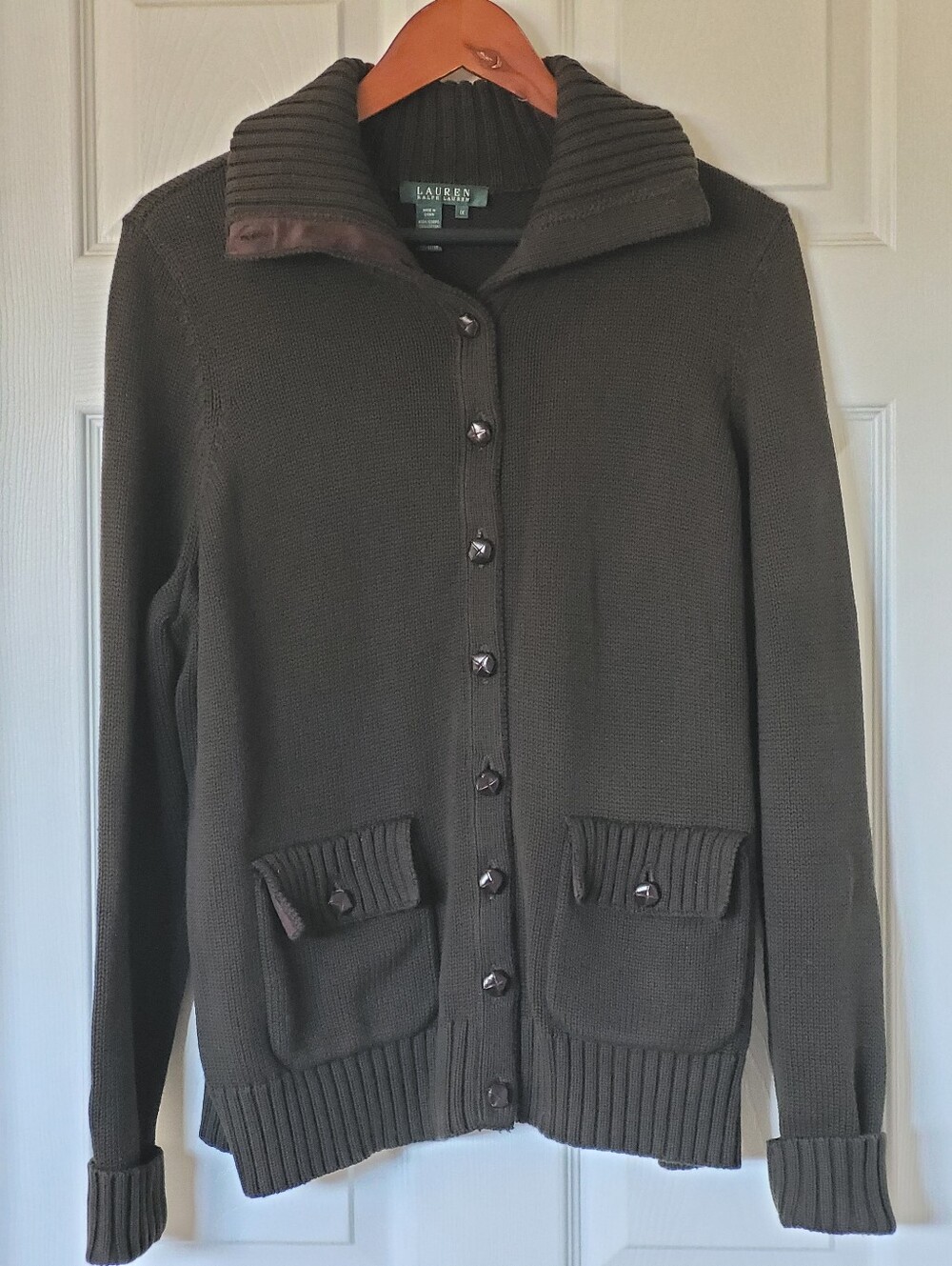 Vintage Lauren Ralph Lauren Button Front Knit Cardigan